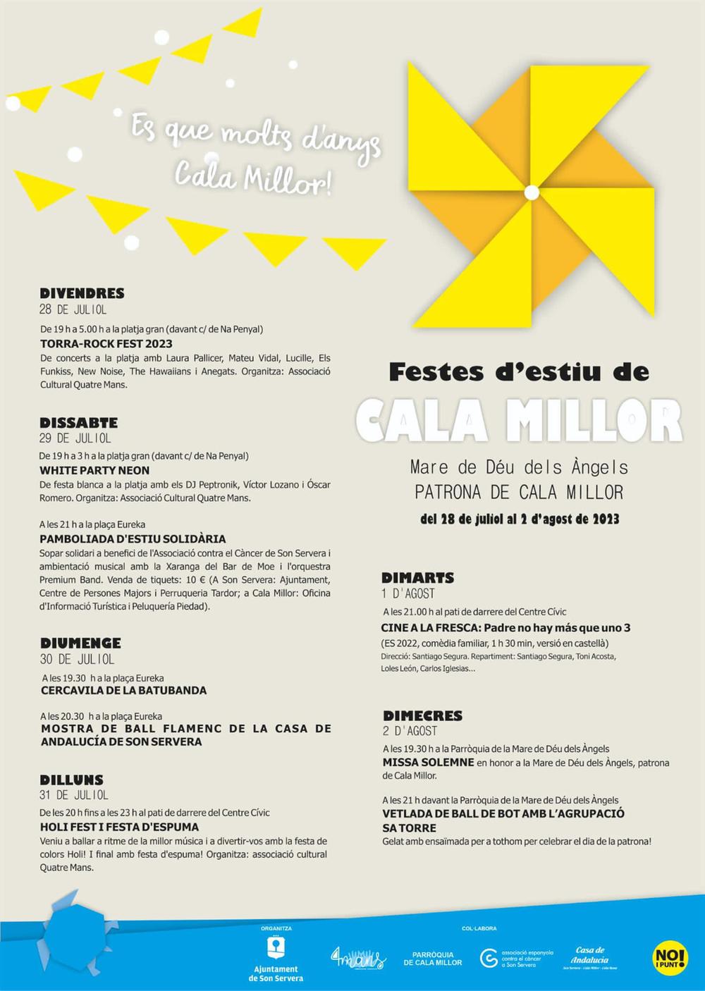 Fiestas de verano de Cala Millor 2023