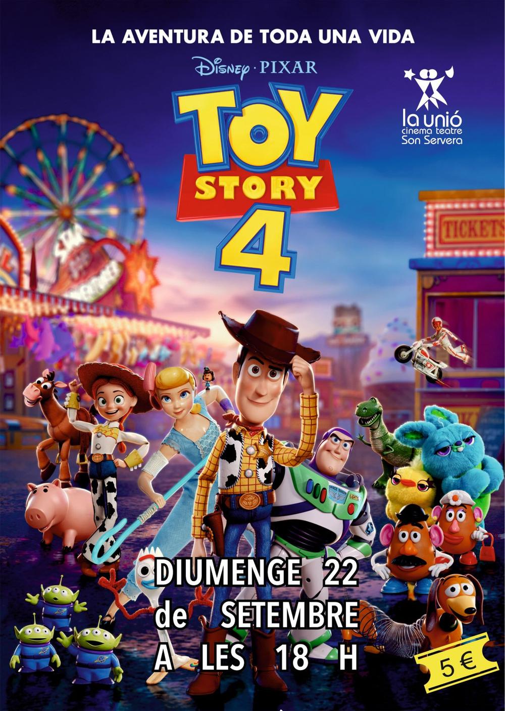 Cine Disney familiar: Toy Story 4