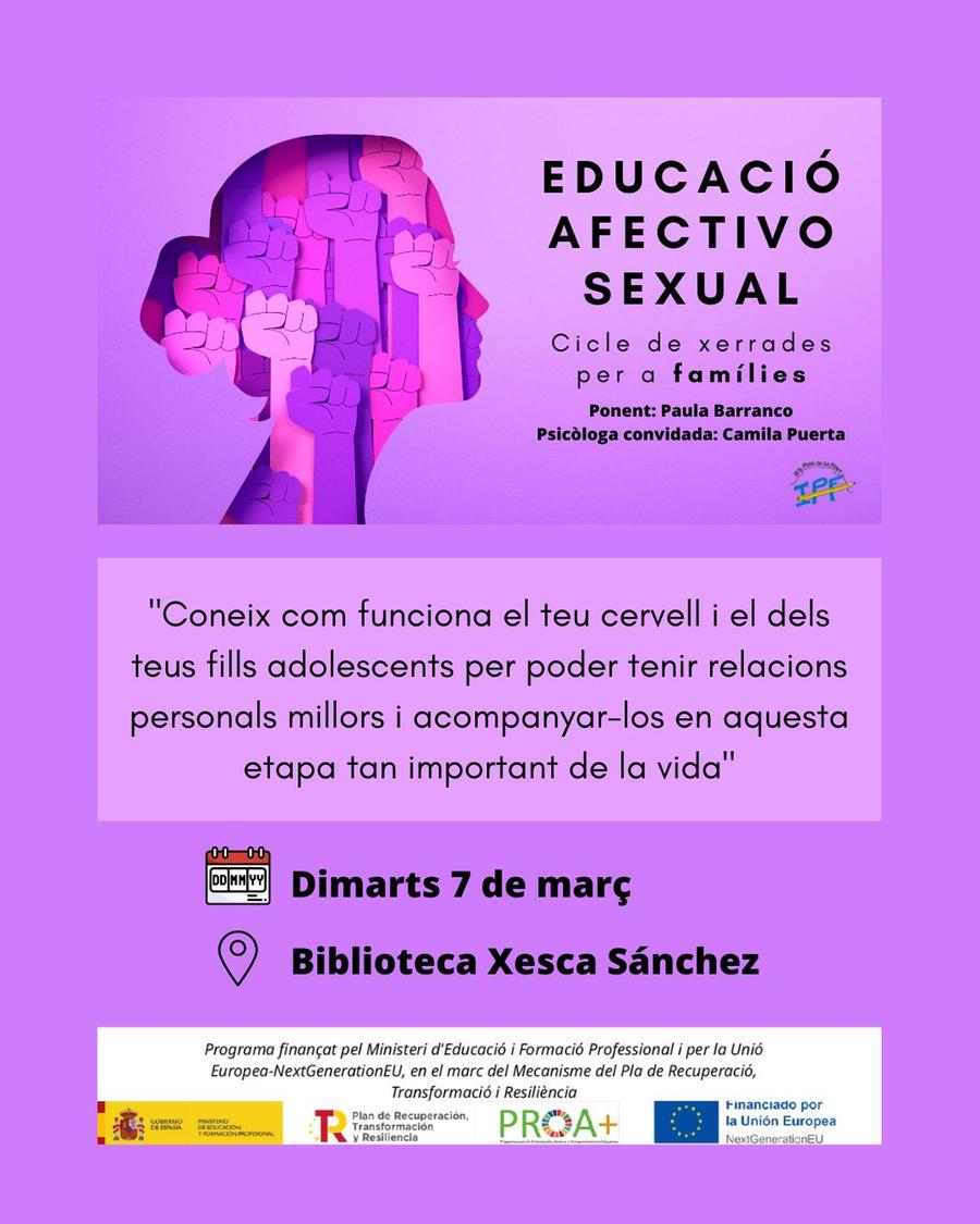Educaci afectivosexual Xerrada II