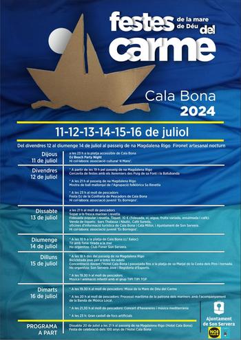 Fiestas del Carmen Cala Bona 2024