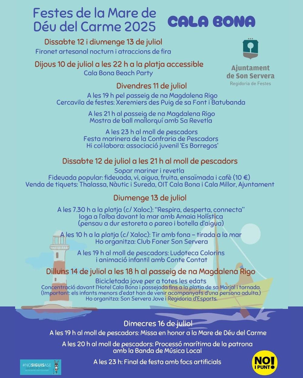 Festes de la Mare de Du del Carme 2025